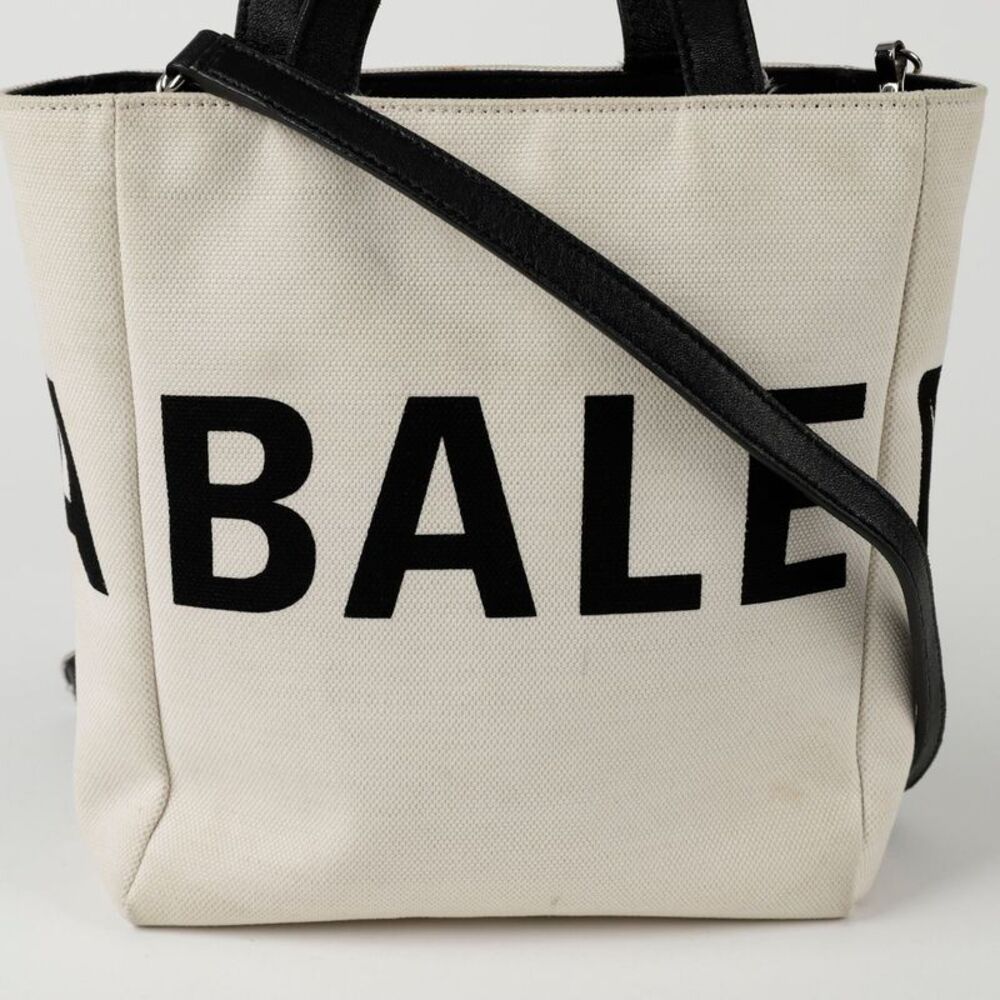Logo Canvas Tote Shoulder Bag - Picture 2 of 10
